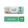 Sanita Bambi Mega Clean Aloe Vera Baby Wipes 40pcs