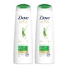 Dove Nutritive Solutions Hair Fall Rescue Shampoo Value Pack 2 x 400 ml