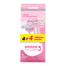 Dorco 3 Blades Disposable Razors For Lady 4+4