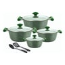 Prestige Granite Cookware Set 10 Pcs Green PR80998