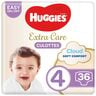 Huggies Extra Care Culottes Size 4 9-14 kg Diaper Pants 36 pcs