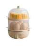 Bear Multifunction Mini Electric Egg Boiler,14 Eggs Capacity, Beige, Zdq-b14q1