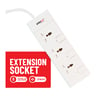 Elexon 3 Way Power Bar Extension, 2m, 901S