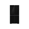 Samsung Bespoke French Door Refrigerator with See-thru Door, 548 L, Clean Black, RF65DB975E22AE