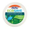 Hefty Ecosave Compostable Plates 8-3/4 inches 10 pcs