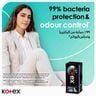 Kotex Antibacterial Panty Liners 99% Protection from Bacteria Growth Long Size 44 pcs