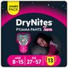 Huggies DryNites Pyjama Pants 8-15 years Bed Wetting Diaper Girl 27-57 kg Jumbo Pack 13 pcs