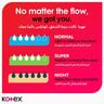 Kotex Maxi Protect Thick Super Size Sanitary Pads with Wings 50pcs