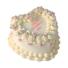 Valentine's Day Rose Vanilla Cake Small 500 g