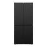 Hisense Four Door Refrigerator, 432L, Black Glass, RQ561N4AB1