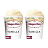 Haagen Dazs Vanilla Ice Cream Value Pack 2 x 460 ml