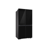 Samsung Bespoke French Door Refrigerator with See-thru Door, 548 L, Clean Black, RF65DB975E22AE