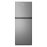 Hisense Double Door Refrigerator, 203L, Stainless Steel Finish, RT264N4DGN