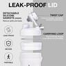 Lock & Lock Shake It Bottle / Gym Shaker Bottle 850ml Light Gray ABF944L