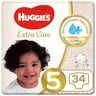 Huggies Extra Care Size 5 12 -22 kg Value Pack 34 pcs