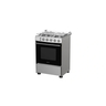 Hisense 4 Burner Free Standing Gas Cooking Range, 60x60 cm, Stainless Steel, HFG60121X