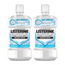 Listerine Advanced White Spearmint Mouthwash 500 ml 1+1