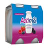 Actimel Mixed Berries Skimmed Dairy Drink 4 x 93 ml