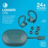 Jlab Go Air Sport Running Headphones - True Wireless Earbuds, Bluetooth Earphones, In Ear Buds With Hooks, Sports & Gym Headphones, Cordless, Ip55 Sweat-resistant, 32+ Hr Playtime, Eq3 Sound, Teal