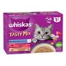 Whiskas Tasty Mix Catfood Mix Of The Tuna Collection In Jelly From 1+ Years 12 x 70 g