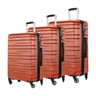 Ricardo Lakeview 4Wheel Hard Trolley 3pcs Set (20"+24"+28”) Red