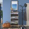 Home Canvas Otto Shoe Cabinet Walnut and Dark Grey RM2817