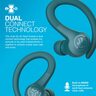 JLab Go Air Sport Running Headphones - True Wireless Earbuds, Bluetooth Earphones, In Ear Buds with Hooks, Sports & Gym Headphones, Cordless, IP55 Sweat-Resistant, 32+ Hr Playtime, EQ3 Sound, Teal