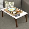 Home Canvas Luna Laptop Computer Table White BF00207