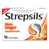 Strepsils Warm Ginger Lozengers 16 pcs