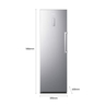 Hisense Single Door Upright Freezer, 260L, FV356N4ASU