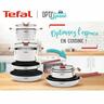 Tefal OPTI'space Stainless Steel Cookware Set, 6 pcs(Including Lids), Silver