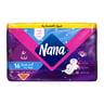 Nana Goodnight Ultra Thin Extra Long Sanitary Pads with Wings For Super Heavy Flow 16 pcs