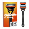 Gilette Fusion 5 Razor 1 Handle + 2 Blade