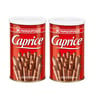 Papadopoulos Caprice Wafer Rolls with Hazelnut and Cocoa Cream Value Pack 2 x 115 g