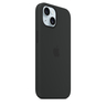 Apple iPhone 15 Silicone Case with MagSafe, Black, MT0J3ZM/A