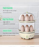 Bear Multifunction Mini Electric Egg Boiler,14 Eggs Capacity, Beige, Zdq-b14q1