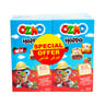 Ozmo Hoppo Biscuit With Chocolate Cream Filling Value Pack 4 x 40 g