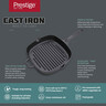 Prestige Pre Seasoned Cast Iron Grill Pan 24 Cm Black PR48886