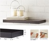 Maple Leaf Decorative Wooden Wall Shelf 100cm Black