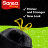 Sanita Tie Garbage Bag Oxo-Biodegradable Medium 30 Gallons Size 78 x 73 cm 25 pcs