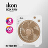 Ikon Box Fan, 10 inches, Brown,IK-TS20