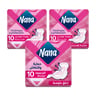 Nana Freshness & Protection Ultra Thin For Regular Flow Sanitary Pads 10 pcs 2+1