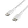 Belkin 60W USB-C to USB-C Cable, 1m, 2 pcs, White, CAB004