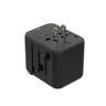 Porodo Dual USB-A Universal Travel Adapter 2.4A, Black, PD-12WUTA-BK