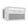 Oscar Window Split Air Conditioner, 1.5 Ton, White, OWC18INV