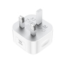 Hoco Single Port Super Fast Wall Charger, 20W, White, C91B-PD