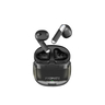 Promate TransPods HD Transparent TWS Earbuds with Mic, Black