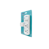 Ikon 3 Way T-Socket Multi Adapter with 2 USB-A Ports, IK-30U