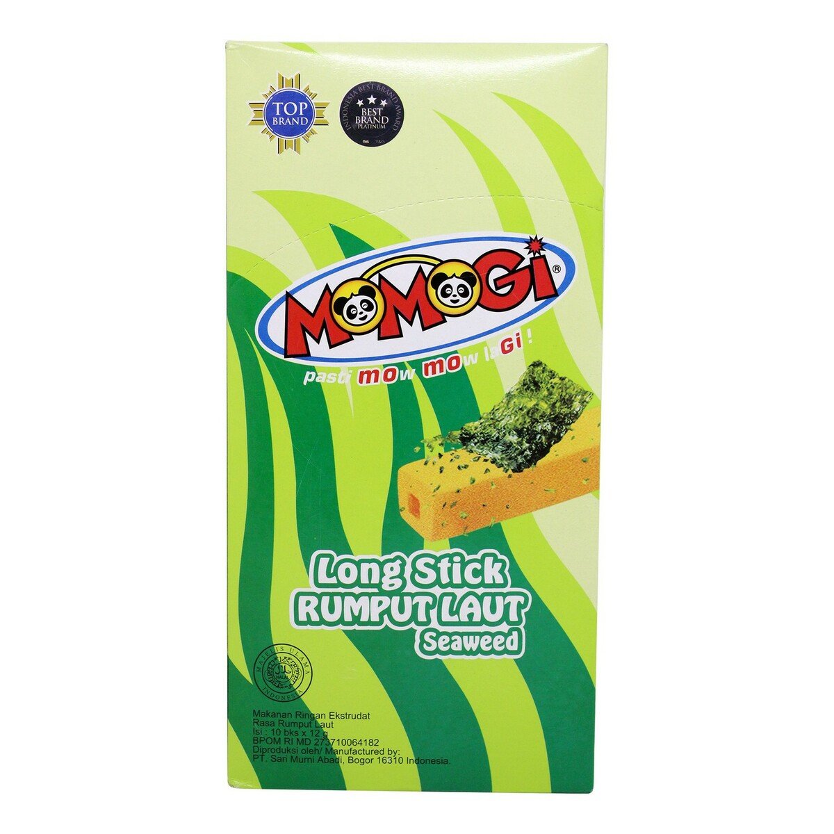 Momogi Long Stick Rumput Laut 10 x 12g