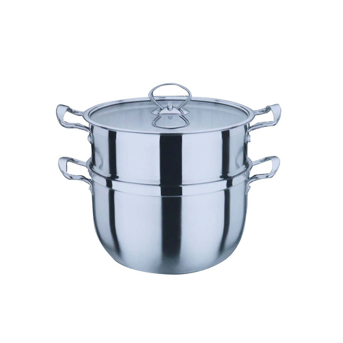 Lulu Stainless Steel Steampot Glasss Lid 179-3